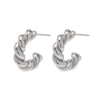 French twist hoops