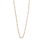 Gold pearl chain