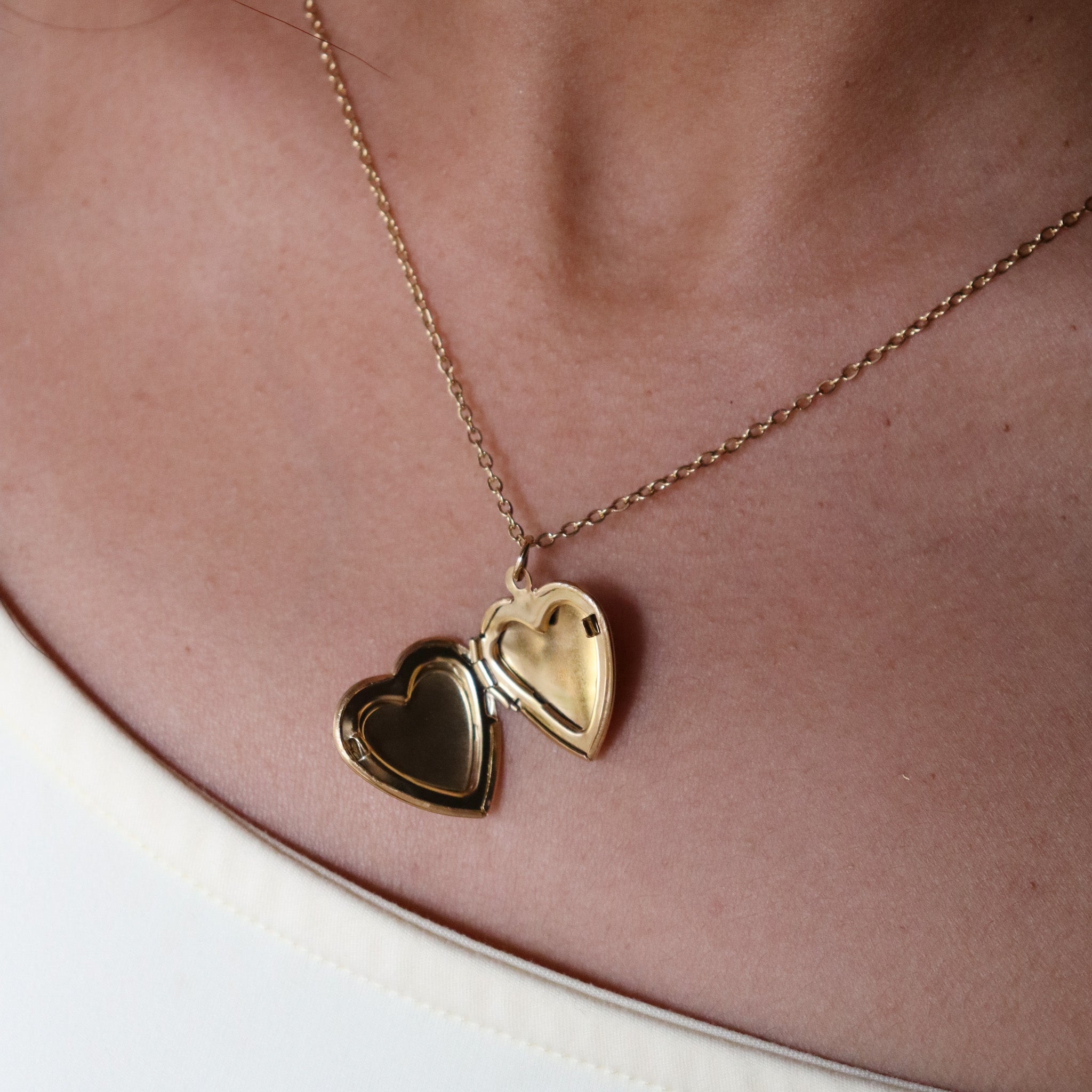 Heart locket chain