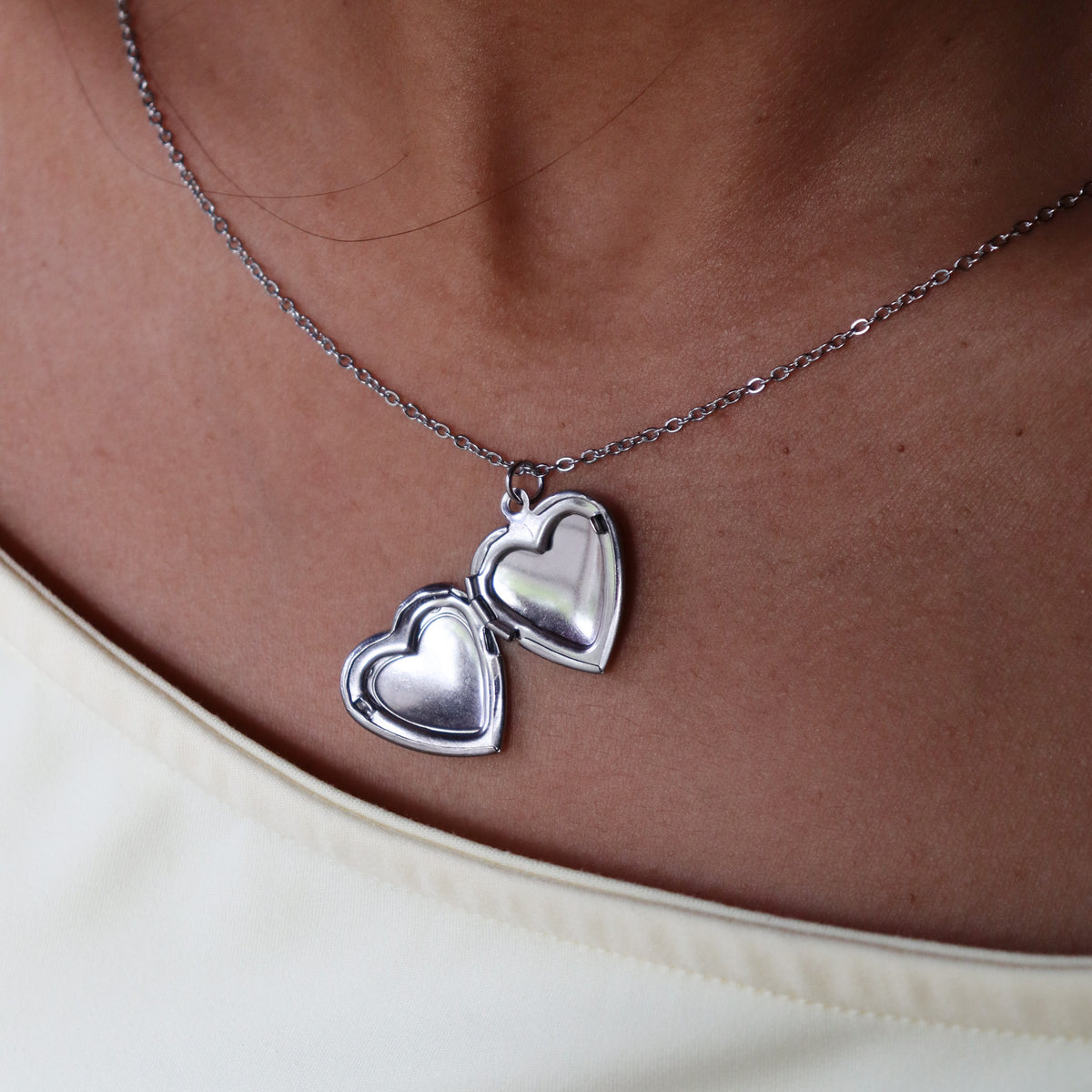Heart locket chain