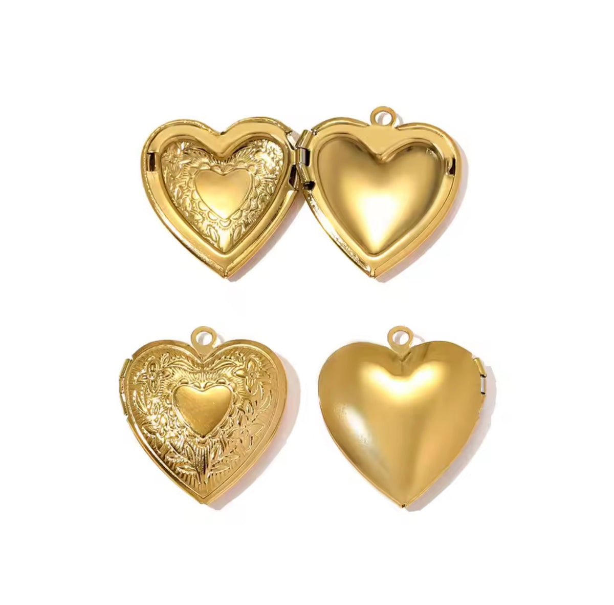 Vintage locket charms