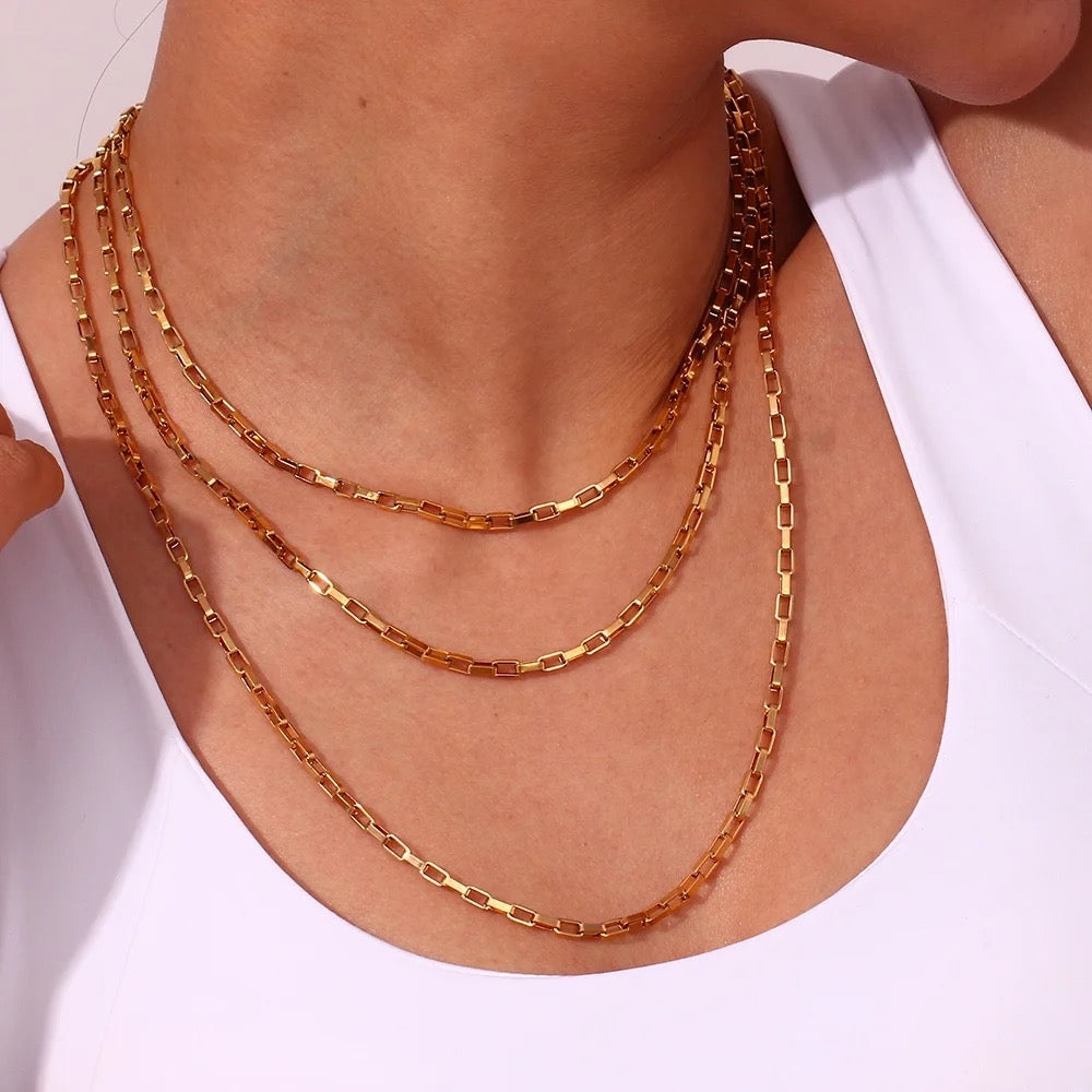 Square link chain – XVXII Jewellery