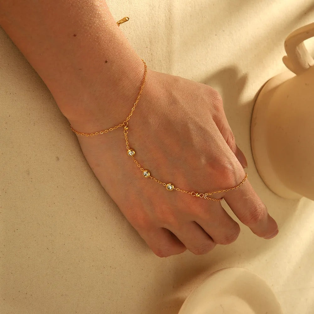 Bling drop hand chain (V3)