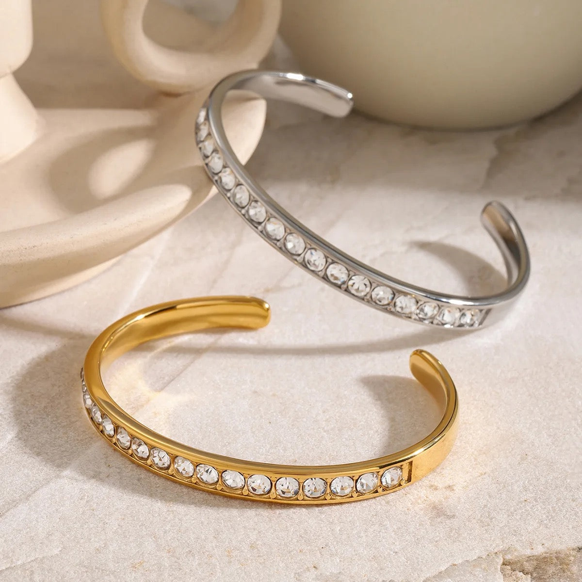 Bold cuff bangle