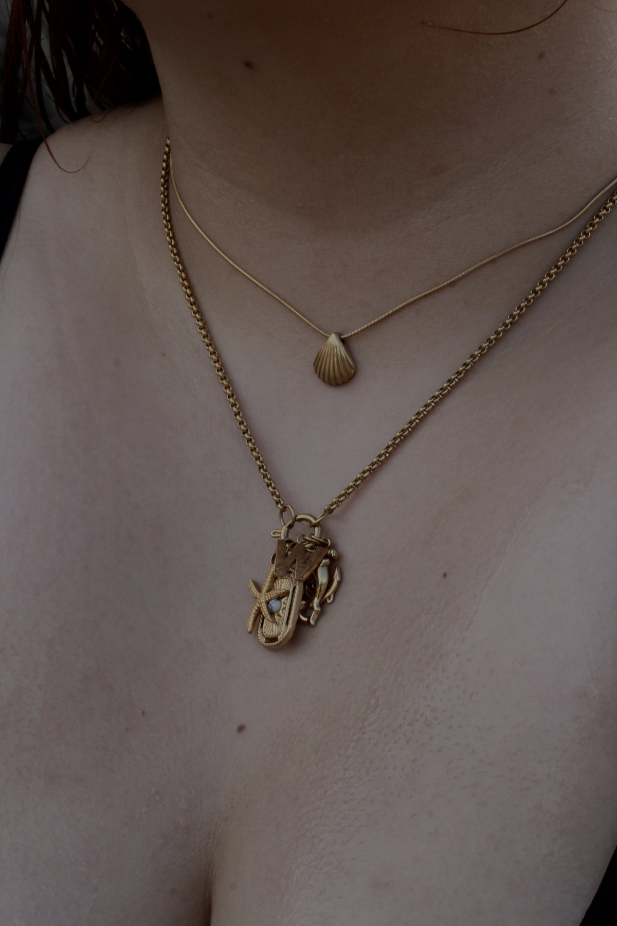 Beach shell chain
