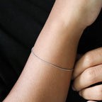 Thin snake bracelet
