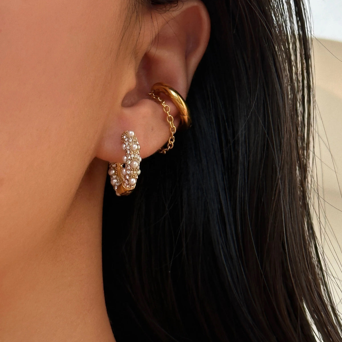 Pearl blast hoops