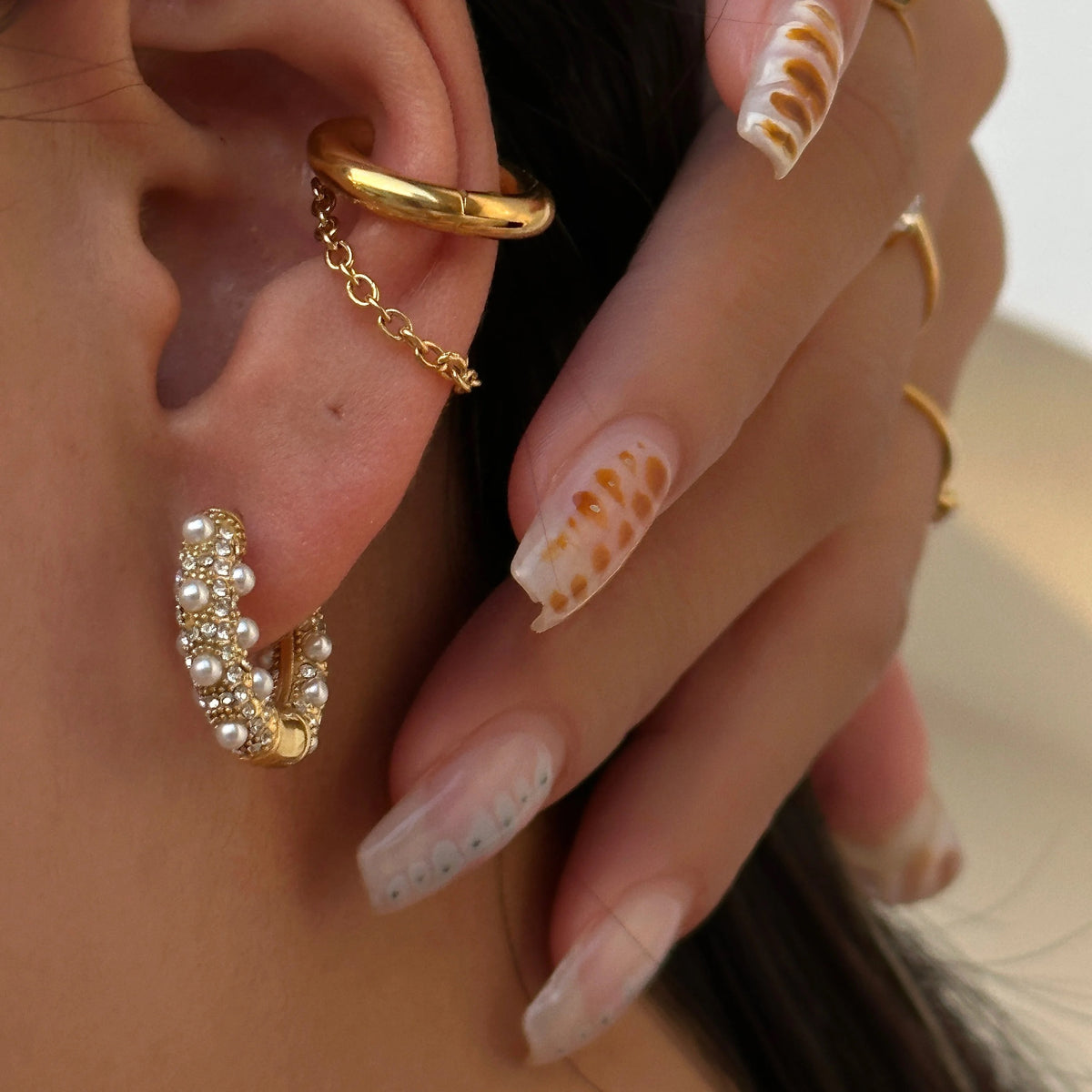 Pearl blast hoops