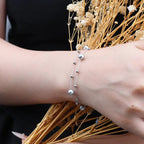 Grey pearl bracelet