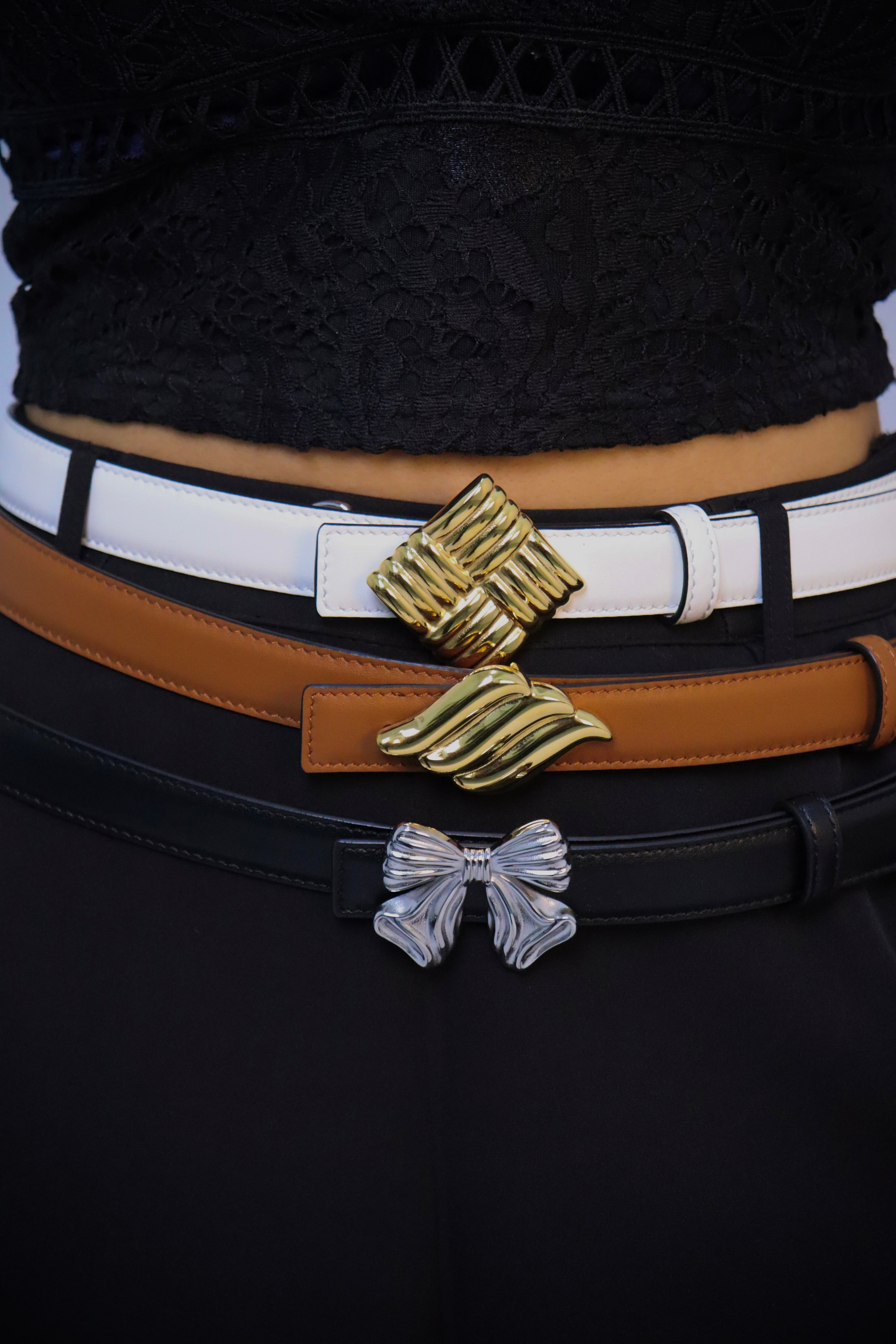 【美品】FRAMeWORK BRICK ROLLER BUCKLE BELT Black-Ops Fractal Buckle | Cyberpunk Leather Belt – Obscure