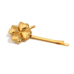 Clover hair pin
