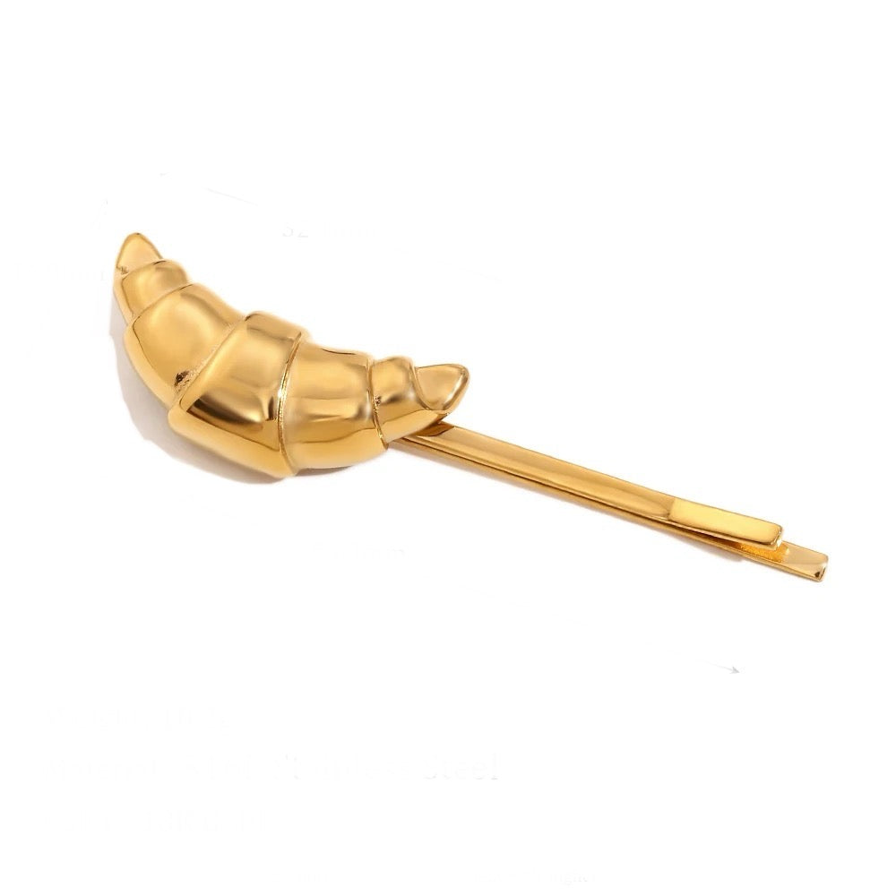 Croissant hair pin