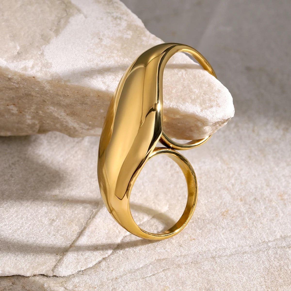 2 finger blob ring