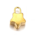 Lock and key charms