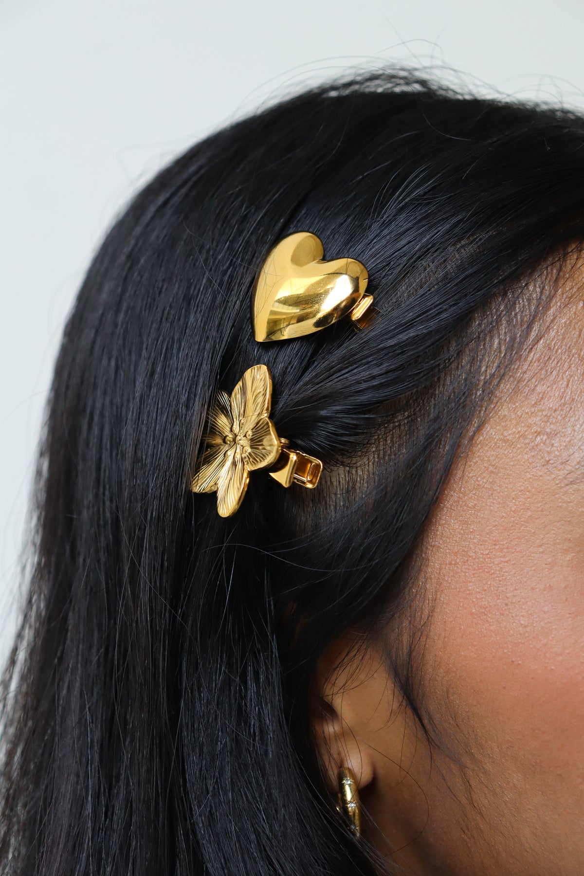 Heart hair clip