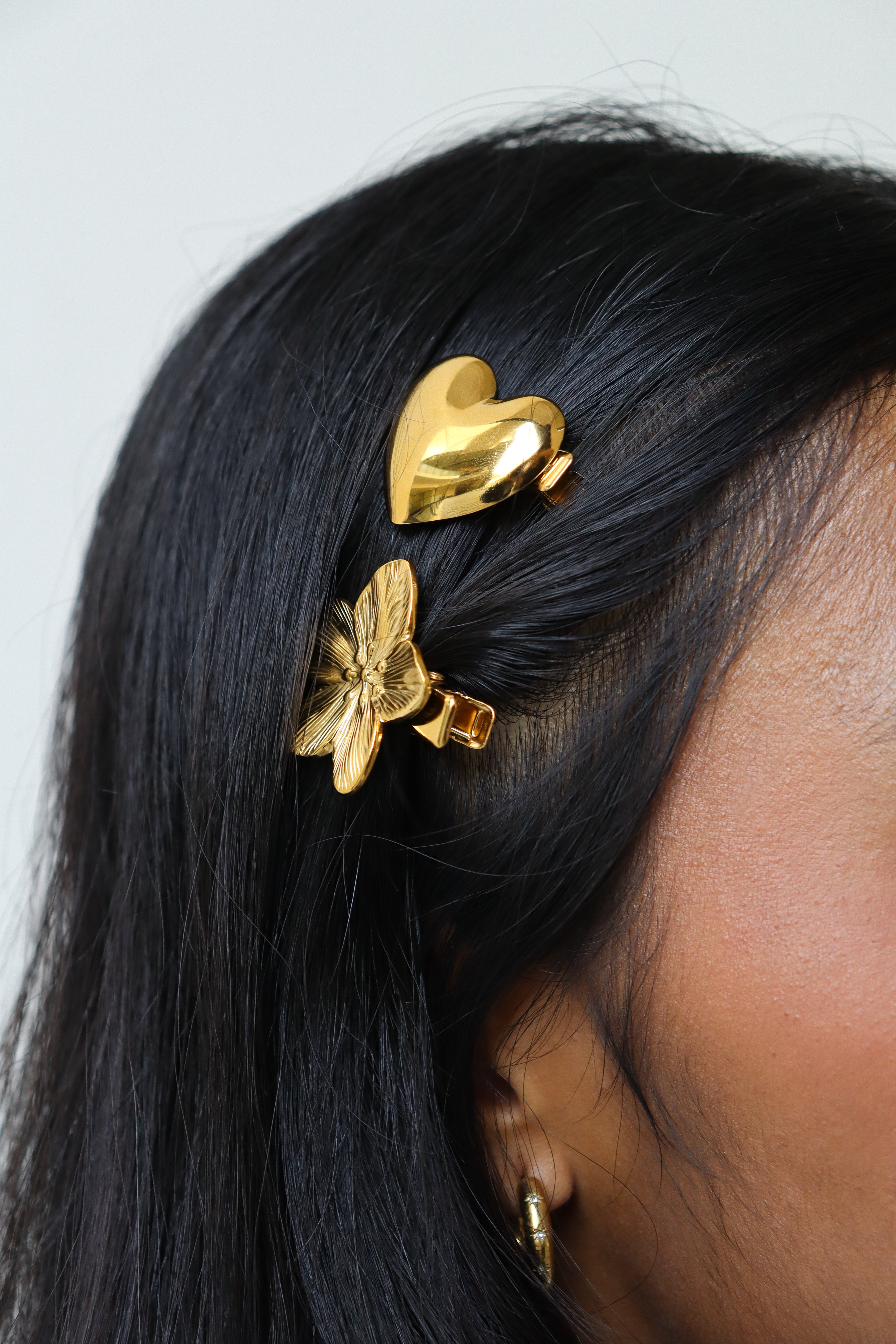 Heart hair clip