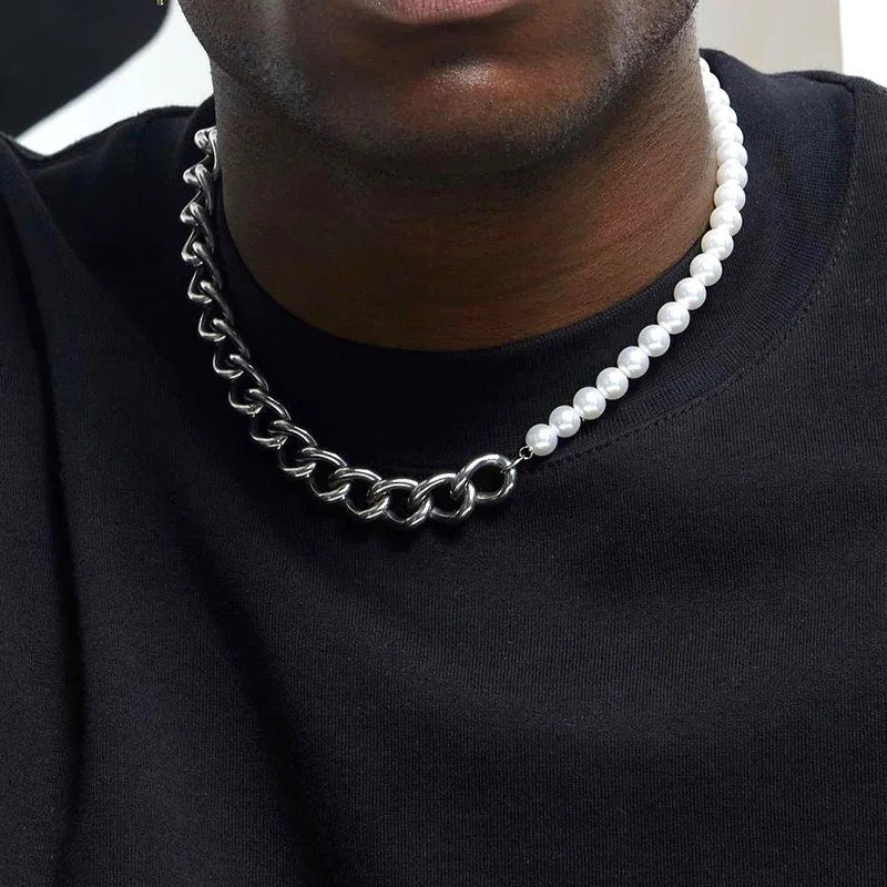 Cuban pearl chain