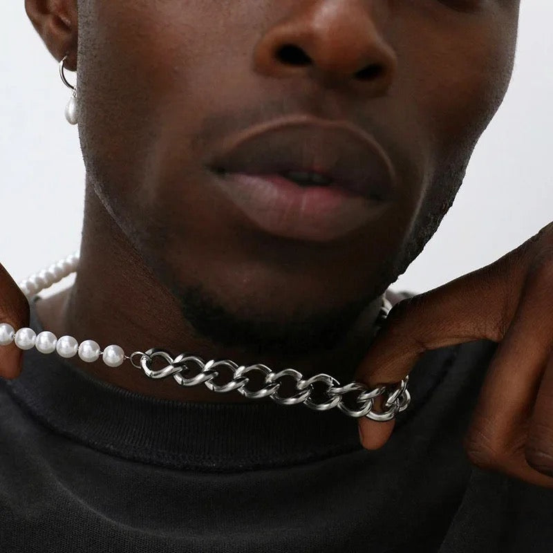 Cuban pearl chain