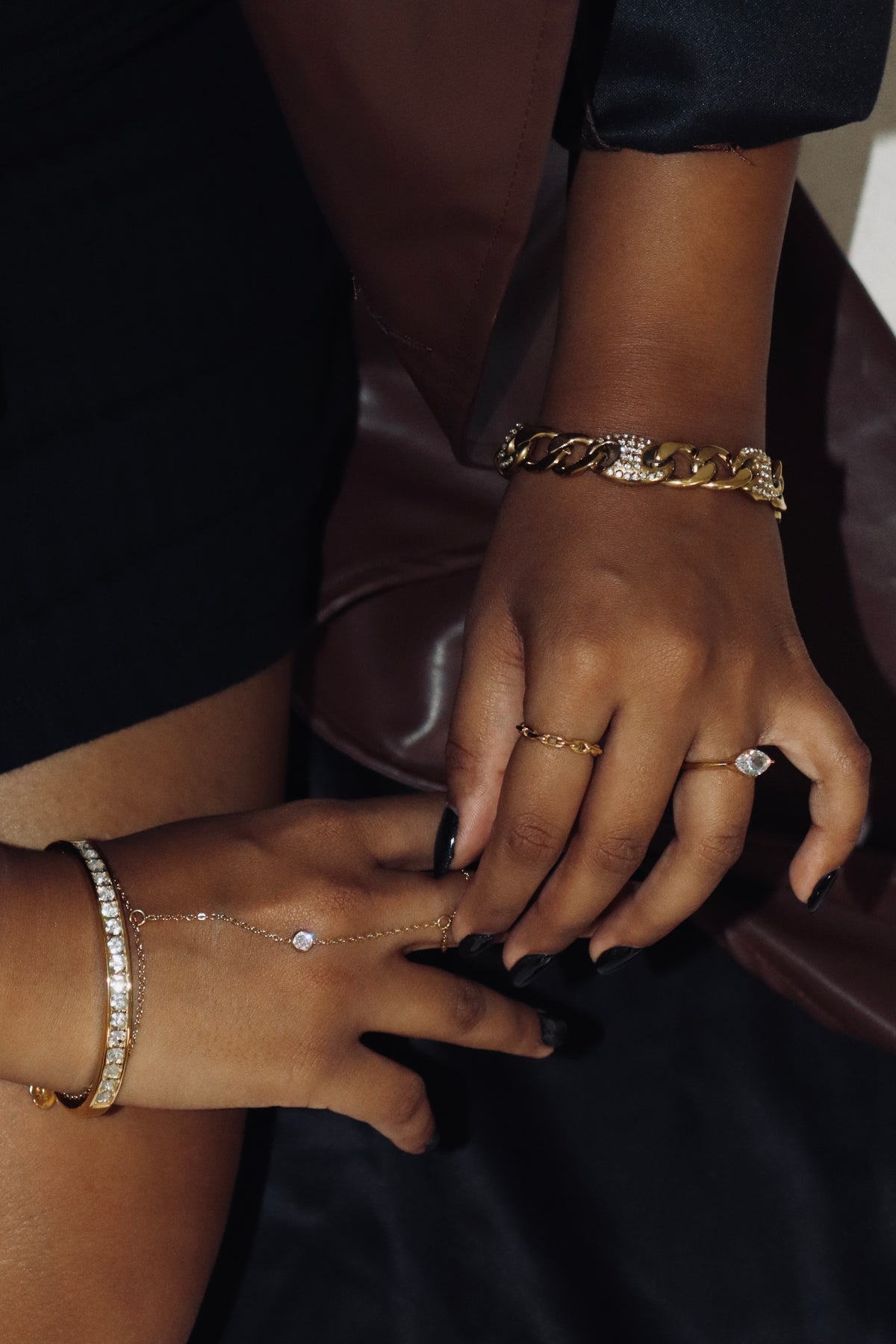 Bling drop hand chain (V1)