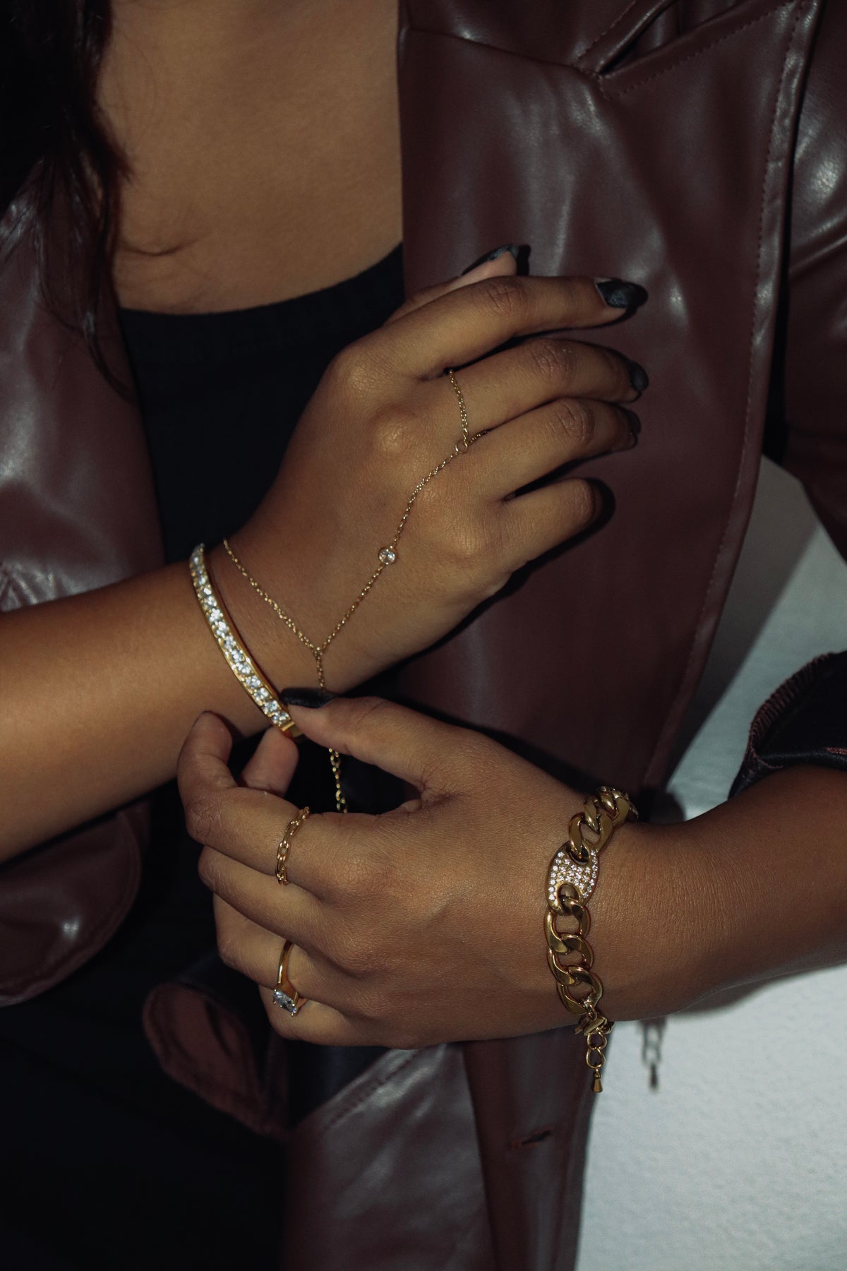 Bold cuff bangle