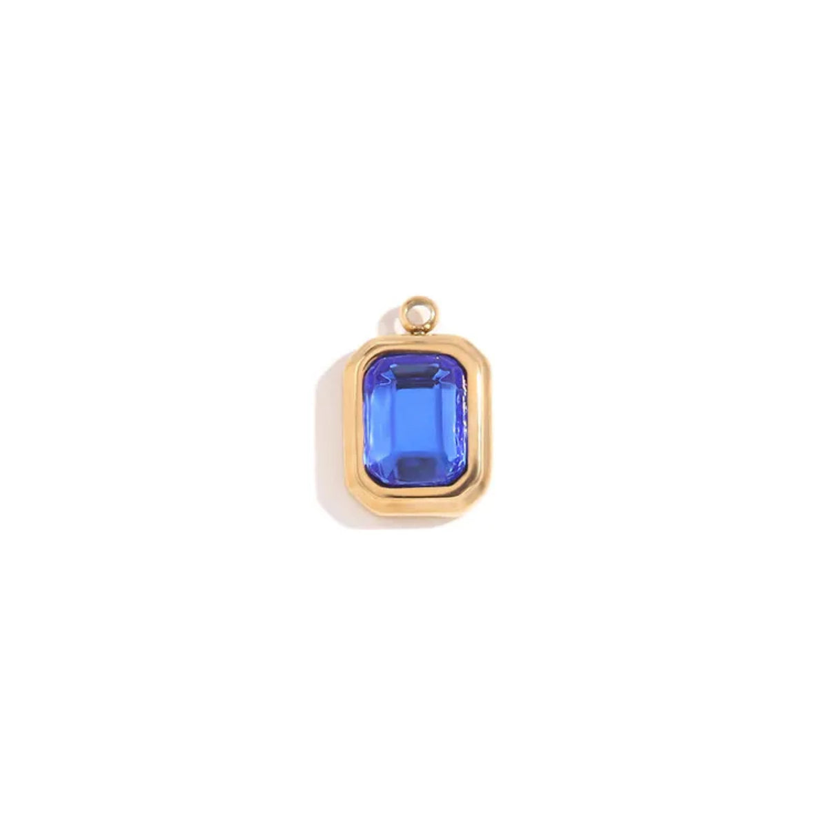 Rectangle gem charms