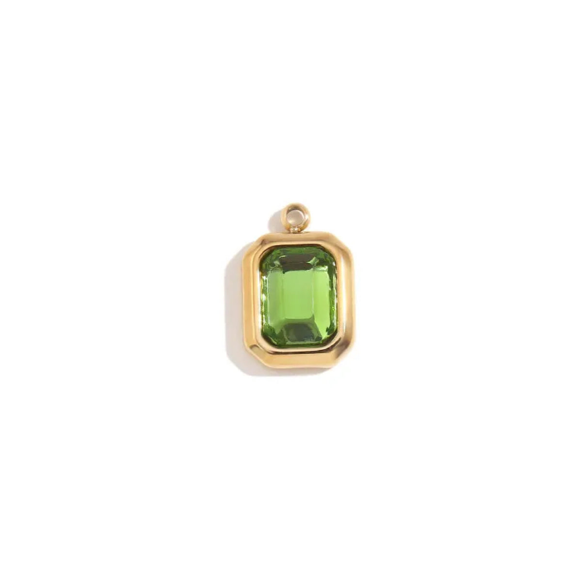 Rectangle gem charms