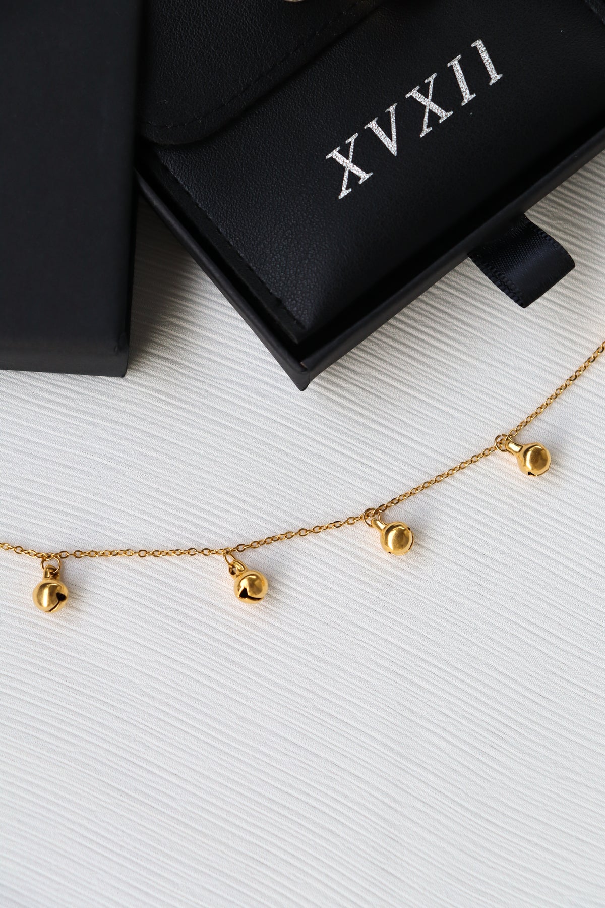Jingle bell anklet