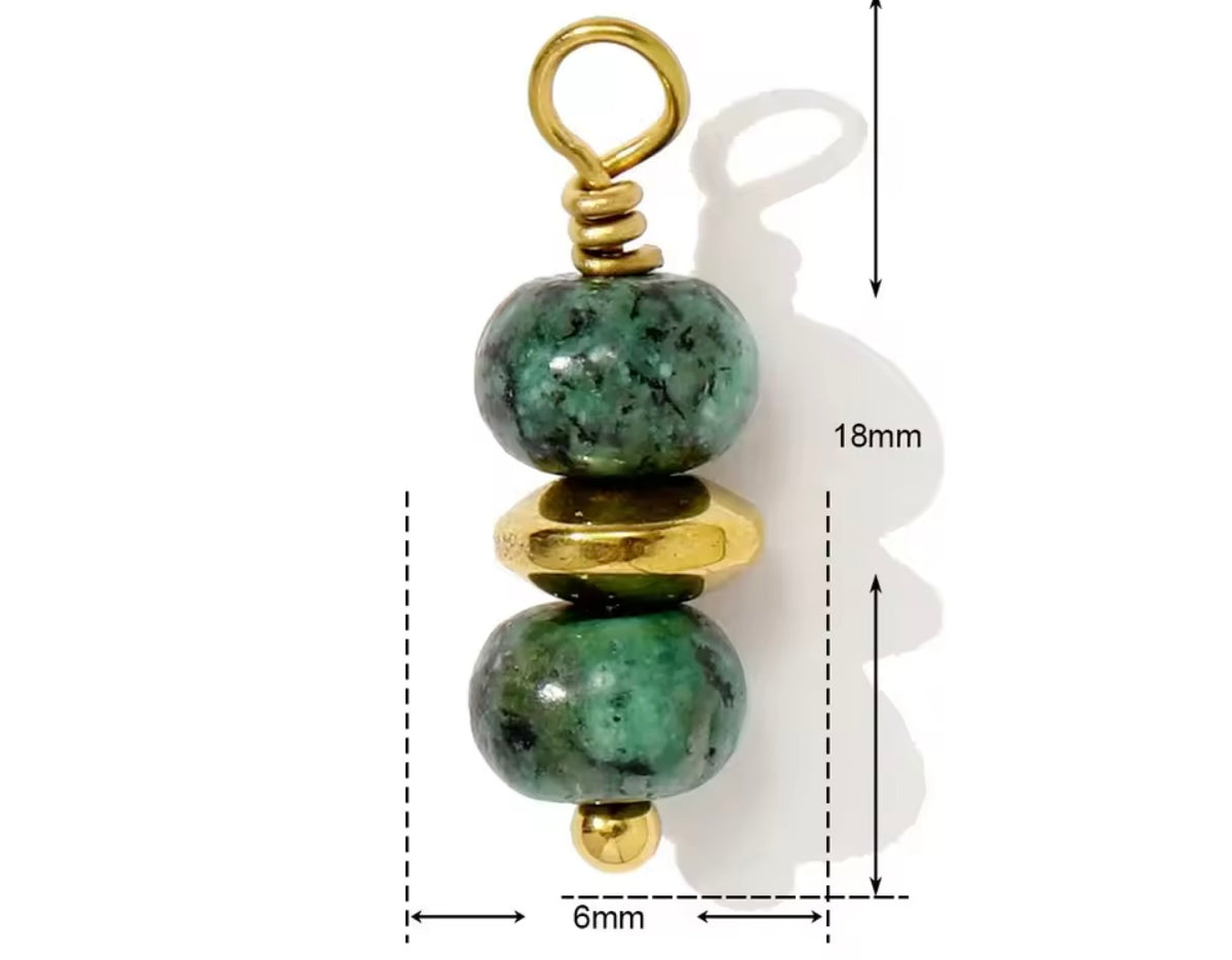 Stone charms