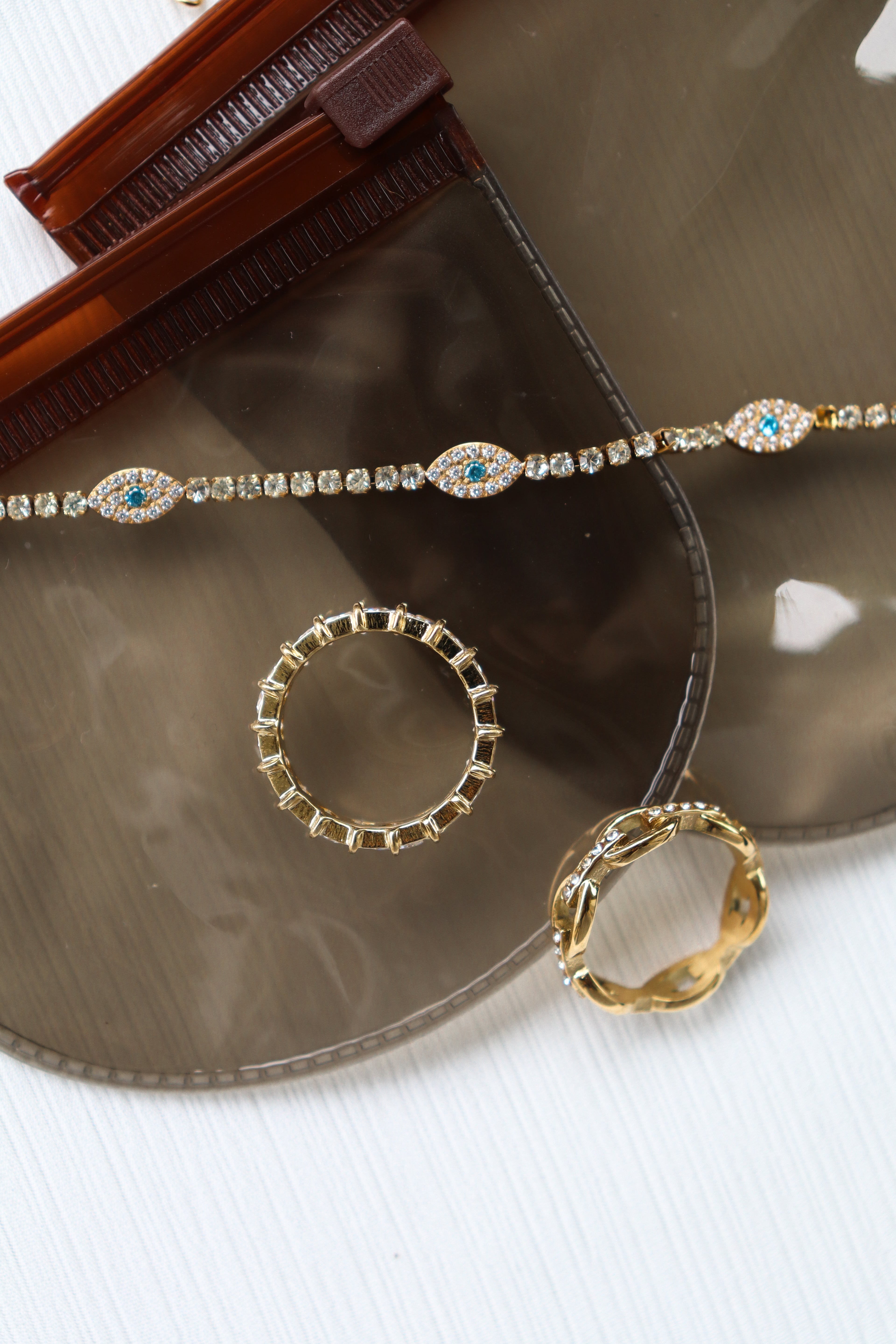 Bling eye bracelet