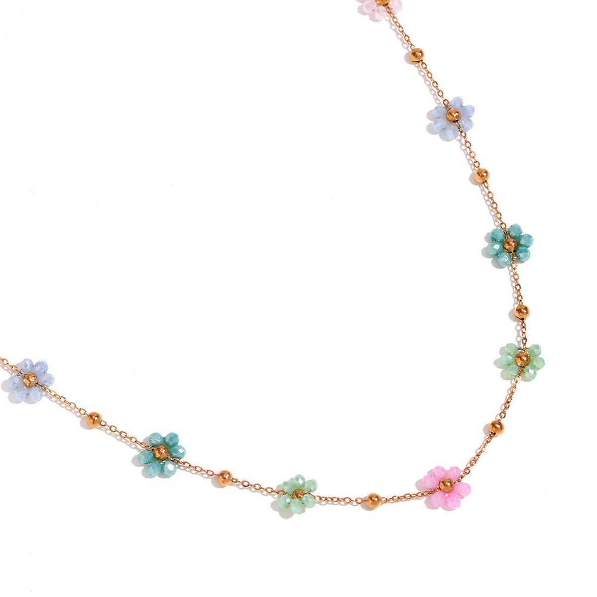 Beaded daisy chain