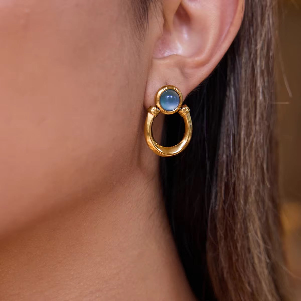 Moonlight whisper studs