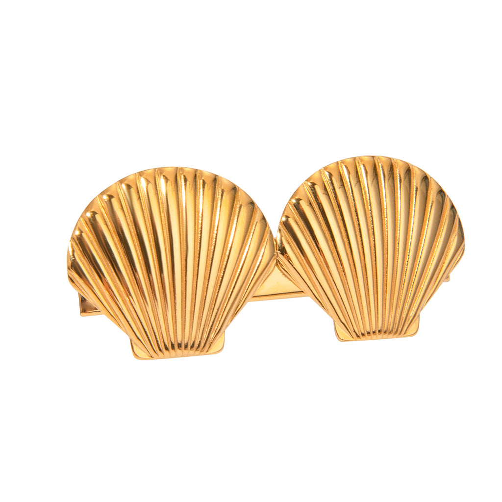 Seashell hair clip