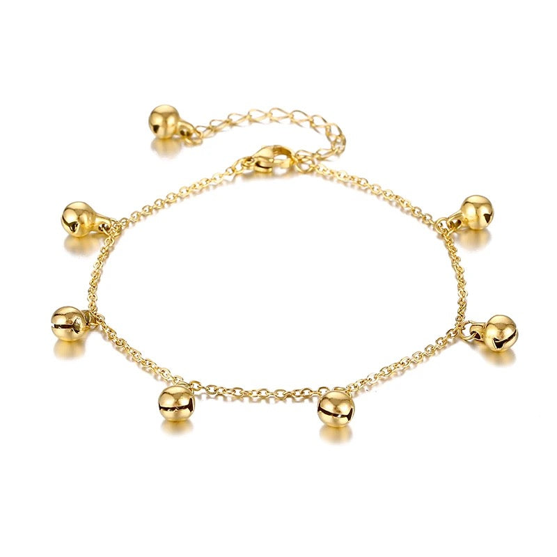 Jingle bell anklet