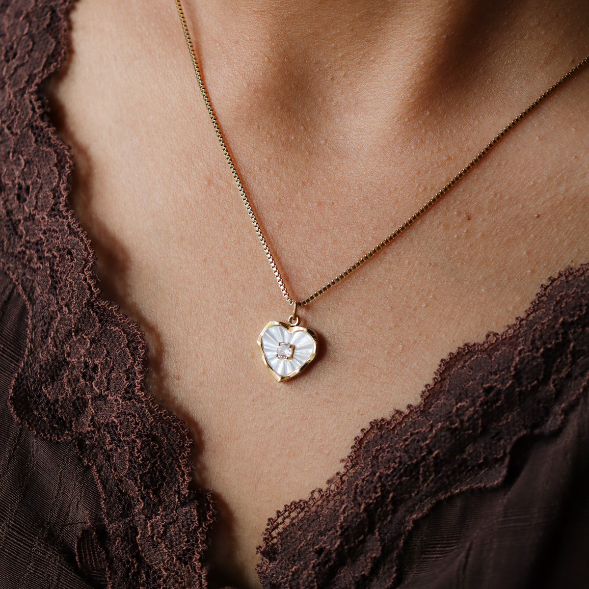 Lover's heart chain