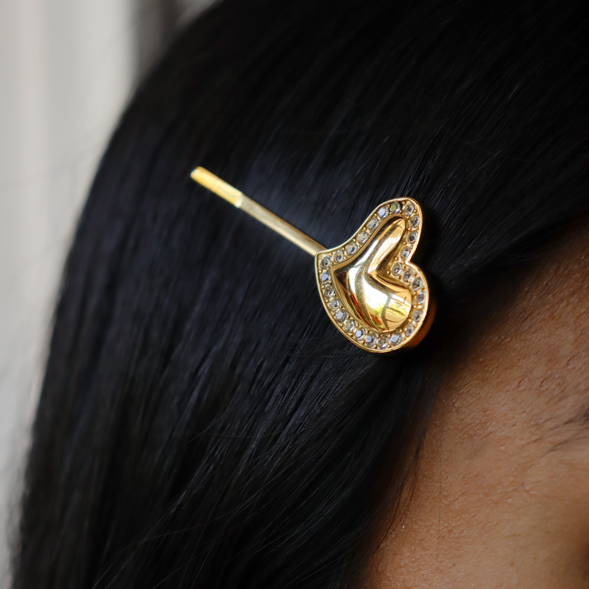Vday hair pins