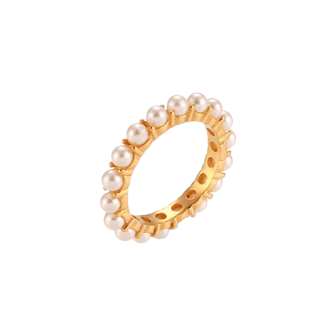 Pearl drop ring