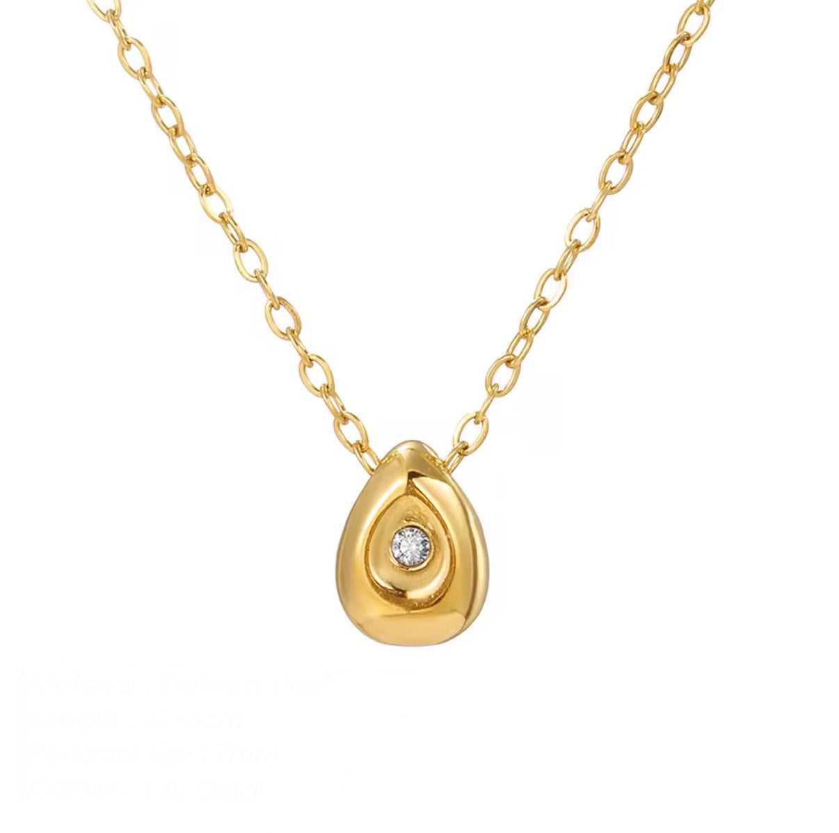 925 pebble chain