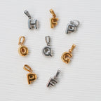 Pillow alphabet charms
