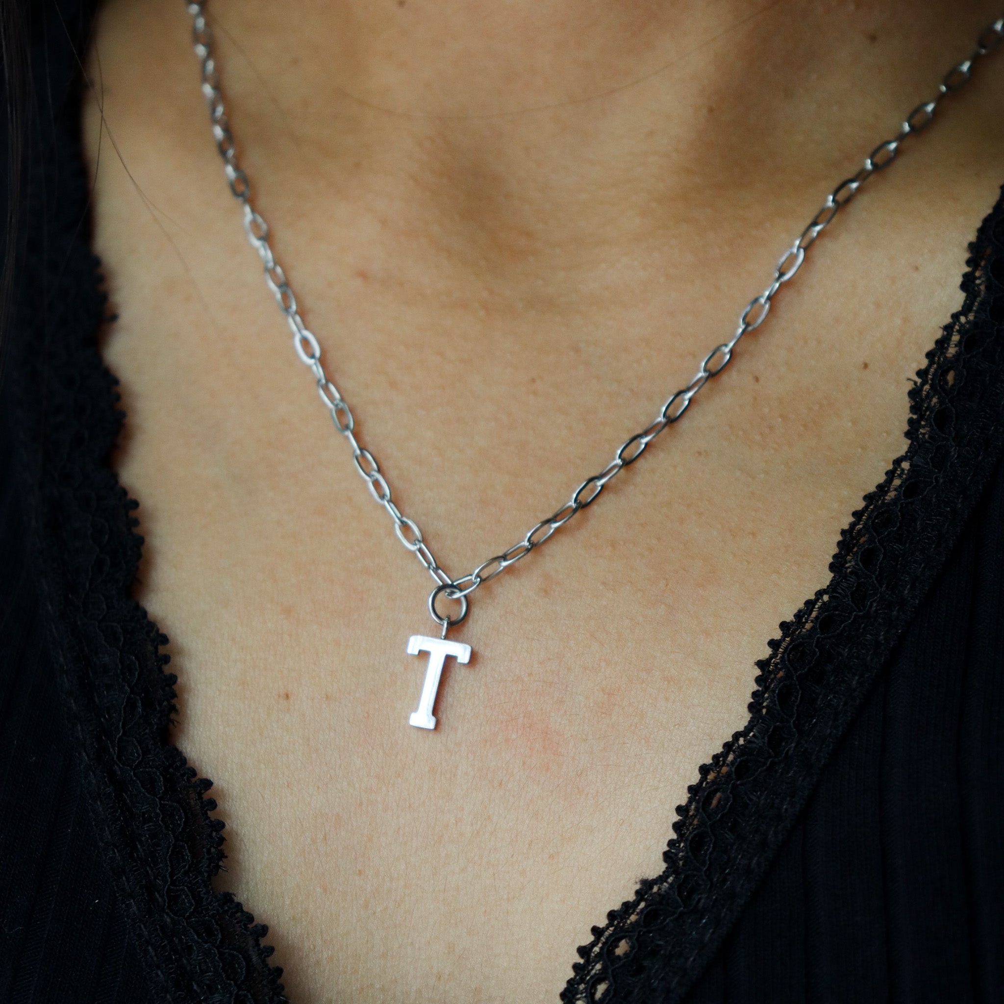 Plain alphabet charms