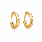 925 plain circle hoops