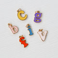 Rainbow alphabet charms