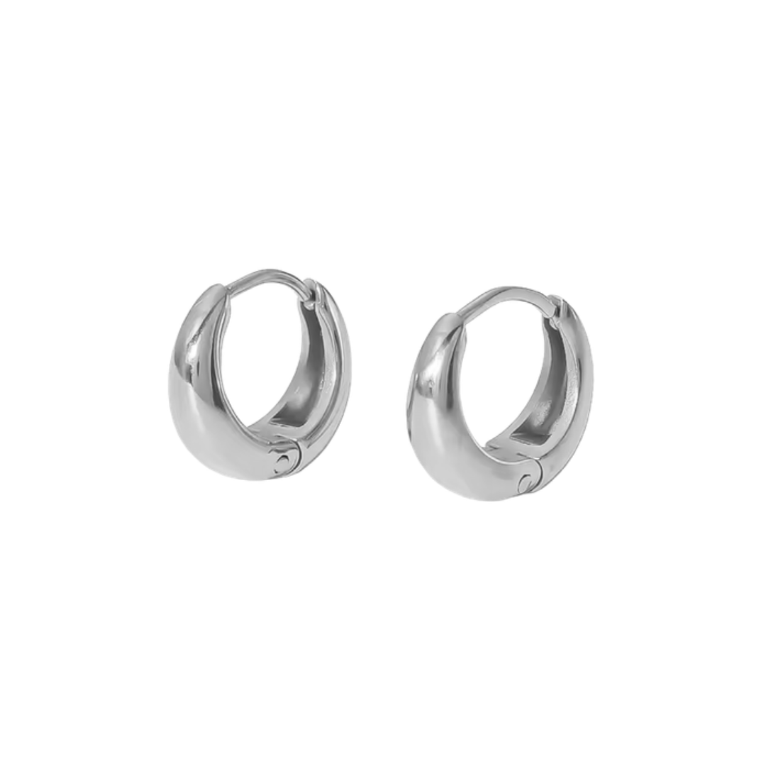 925 scoop hoops