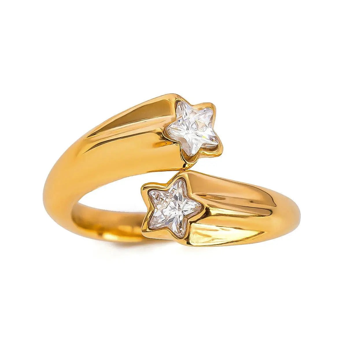 Shooting star ring