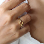 Solar flare ring