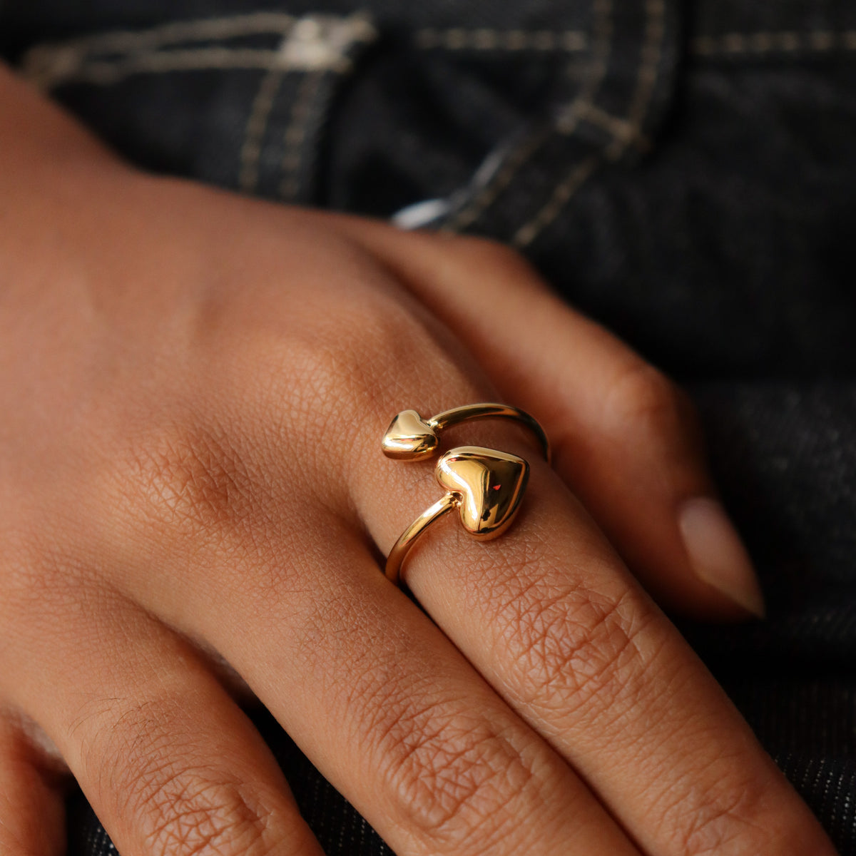Spiral love ring