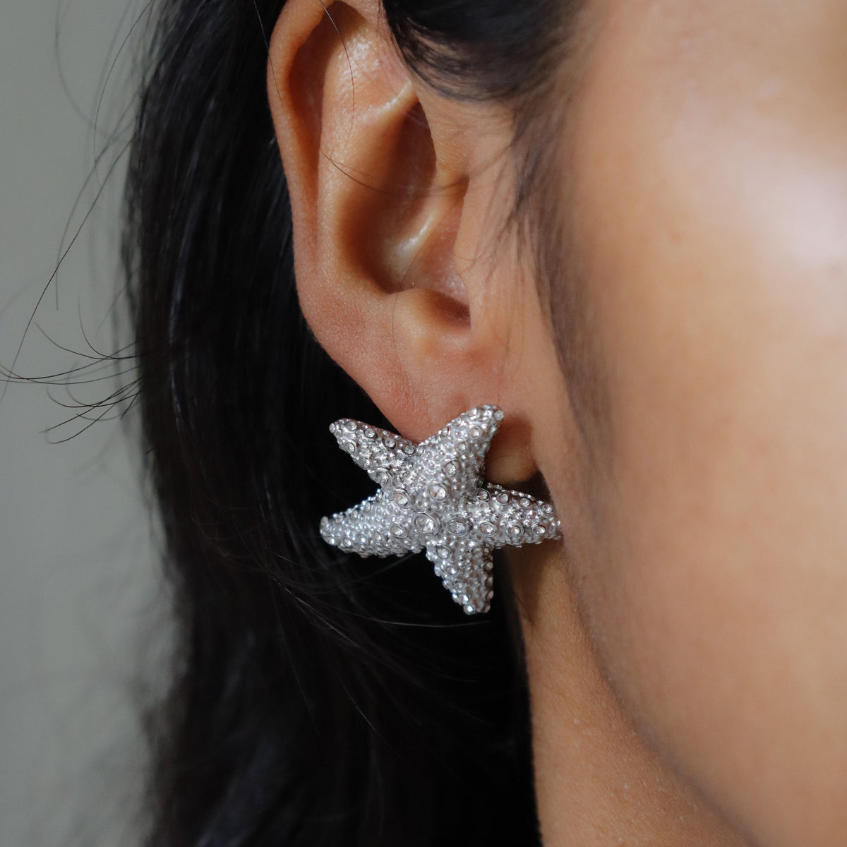 Studded starfish studs