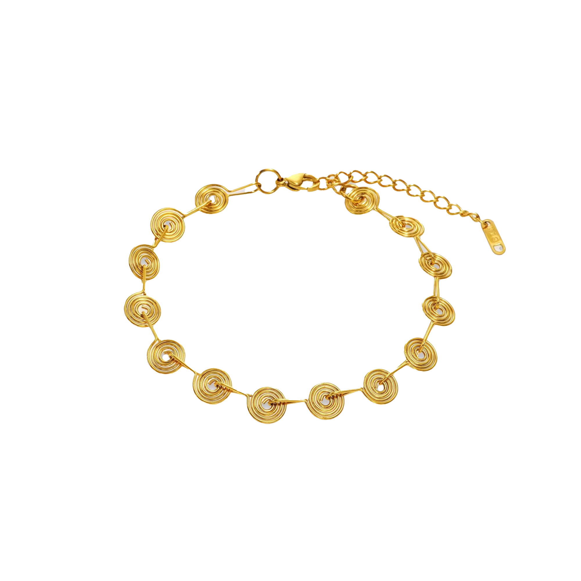 Sun loops anklet