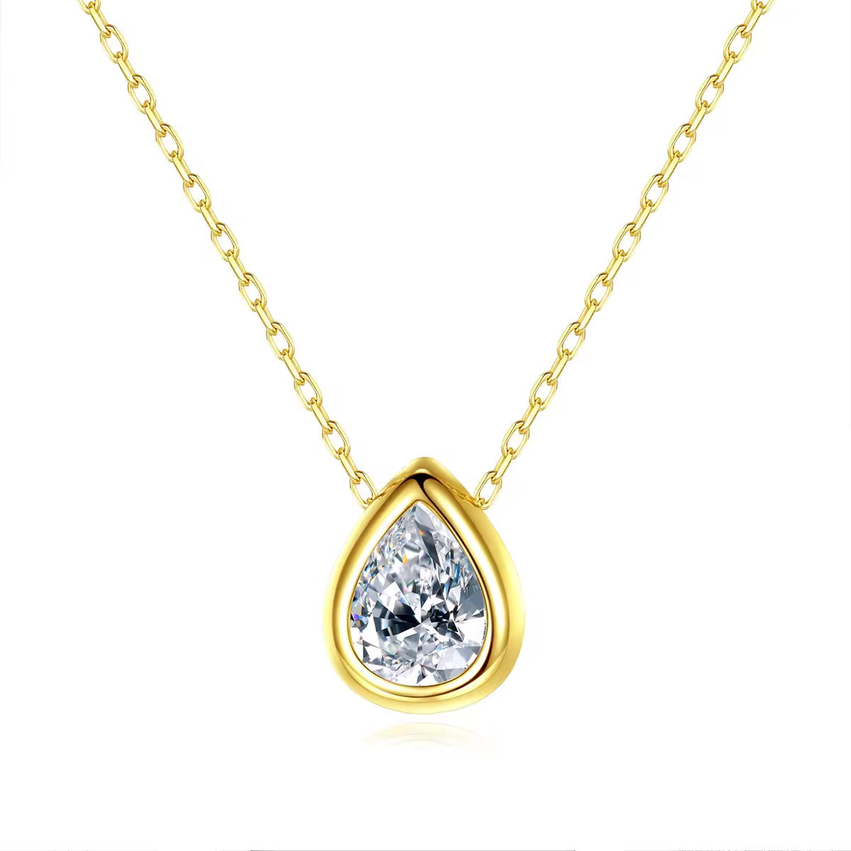 Teardrop diamond chain