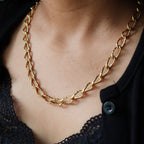 Textured link chain