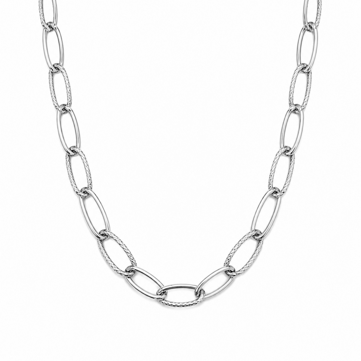Textured round chain
